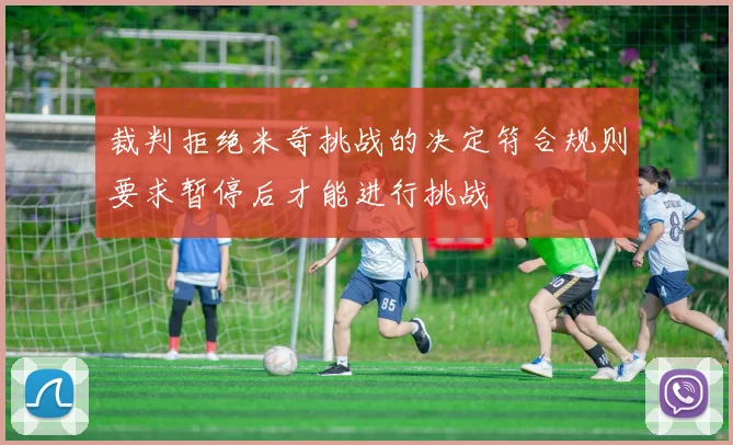 裁判拒绝米奇挑战的决定符合规则要求暂停后才能进行挑战